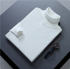 High Lapel Sweater Solid Color Casual