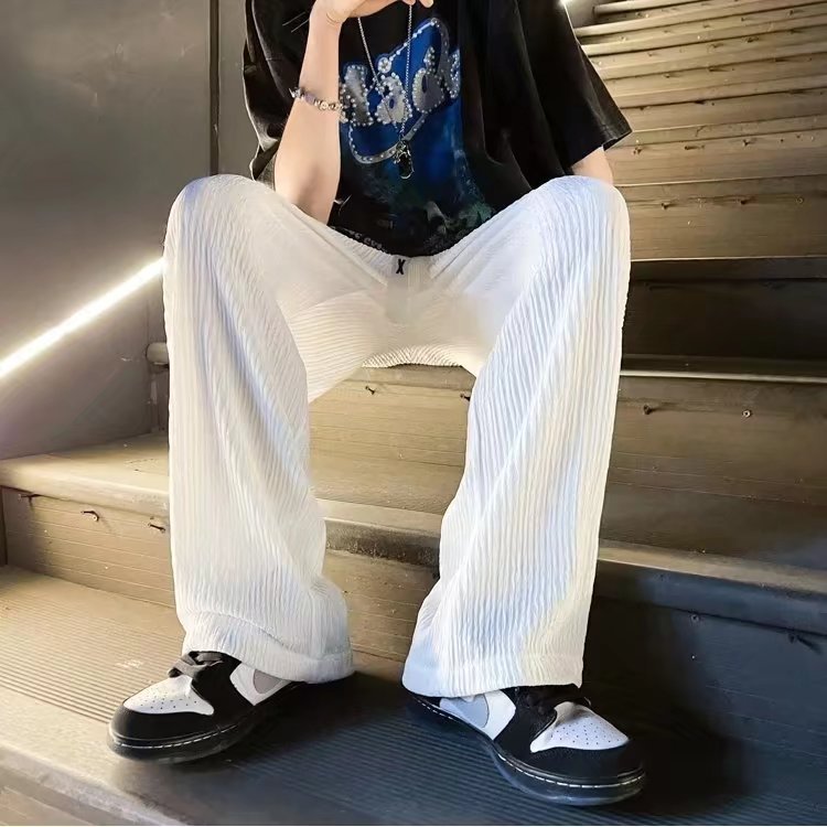 Casual Pants Men's Wide-leg Pants All-matching Straight Pants