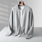 Round Neck Top Men's Cardigan Coat