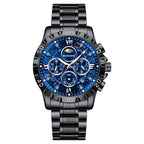 Automatic Non-mechanical Watch Steel Belt Waterproof Quartz Watch Men's Watch