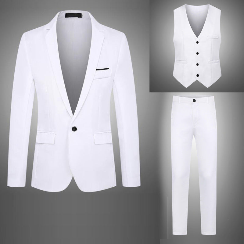 Men's Business Casual Men's Clothing Vest Suit Suit