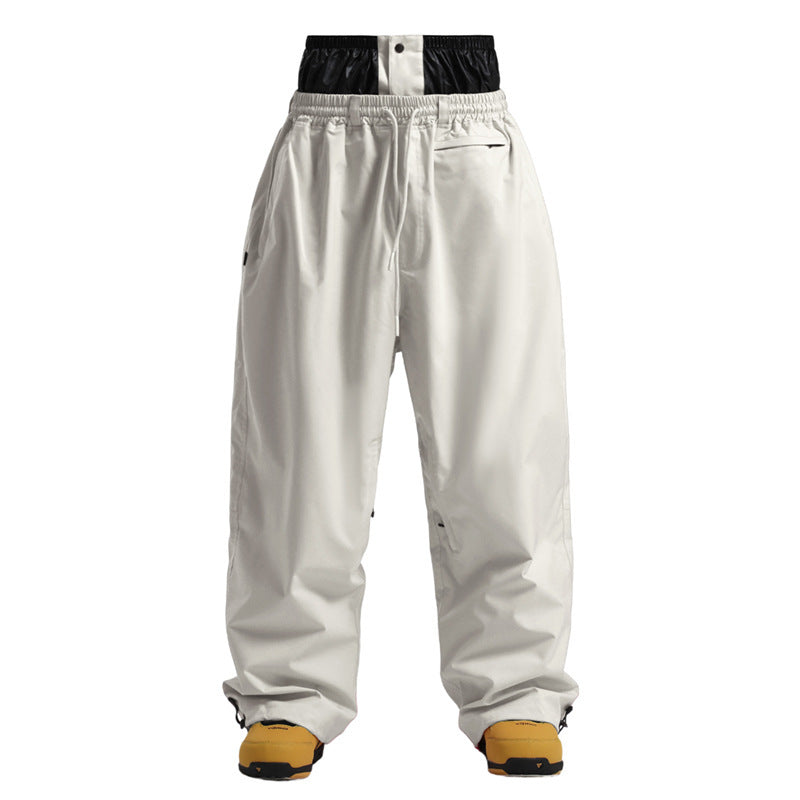 New Loose Single-board Windproof Waterproof Breathable Wide-leg Work Pants