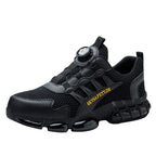 Men's Wear-resistant Workwear Breathable Fly Woven Shoes