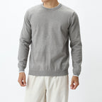 Old Money Style Men's Light Luxury High-grade Round Neck Pullover Sweater
