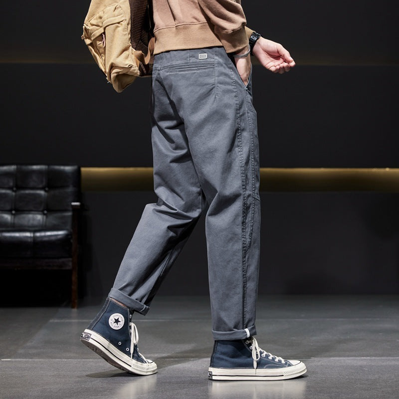 Men's Casual Pants Retro Easy Matching Workwear Men's
