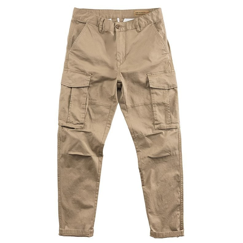Simple Multi-pocket Men's Labor Protection Pants