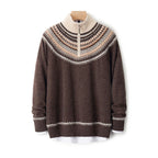 Autumn And Winter Thickening Sweater Stand Collar Outer Wear Casual Bottoming Shirt