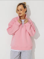 Lazy Style Fashion Casual Personality Versatile Zip-up Hoodie