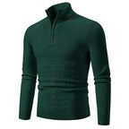 Casual Simple Stand-up Collar Slim Fit Men's Knitwear Sweater