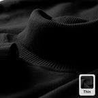 Knitted Sweater Men Soft Skin-friendly Casual Warm High-neck Sweater