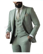 Men's Casual Business Wedding Three-piece Suit