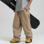 New Loose Single-board Windproof Waterproof Breathable Wide-leg Work Pants