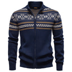 Men's Fashion Sweater Zipper Knitted Jacket