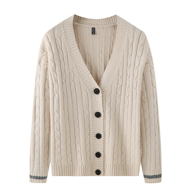 Men's Loose Korean-style Casual Long-sleeved Sweater