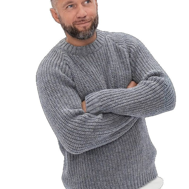 Loose Daily Casual Round Neck Men's Pullovers