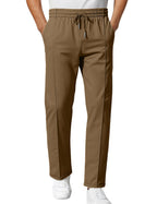 Solid Color Casual Simple Men's Slim Fit Tapered Pants