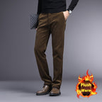 British Retro Middle-aged And Elderly Striped Pants