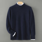Half Turtleneck Men's Autumn And Winter New Pullover Sweater Loose Sweater
