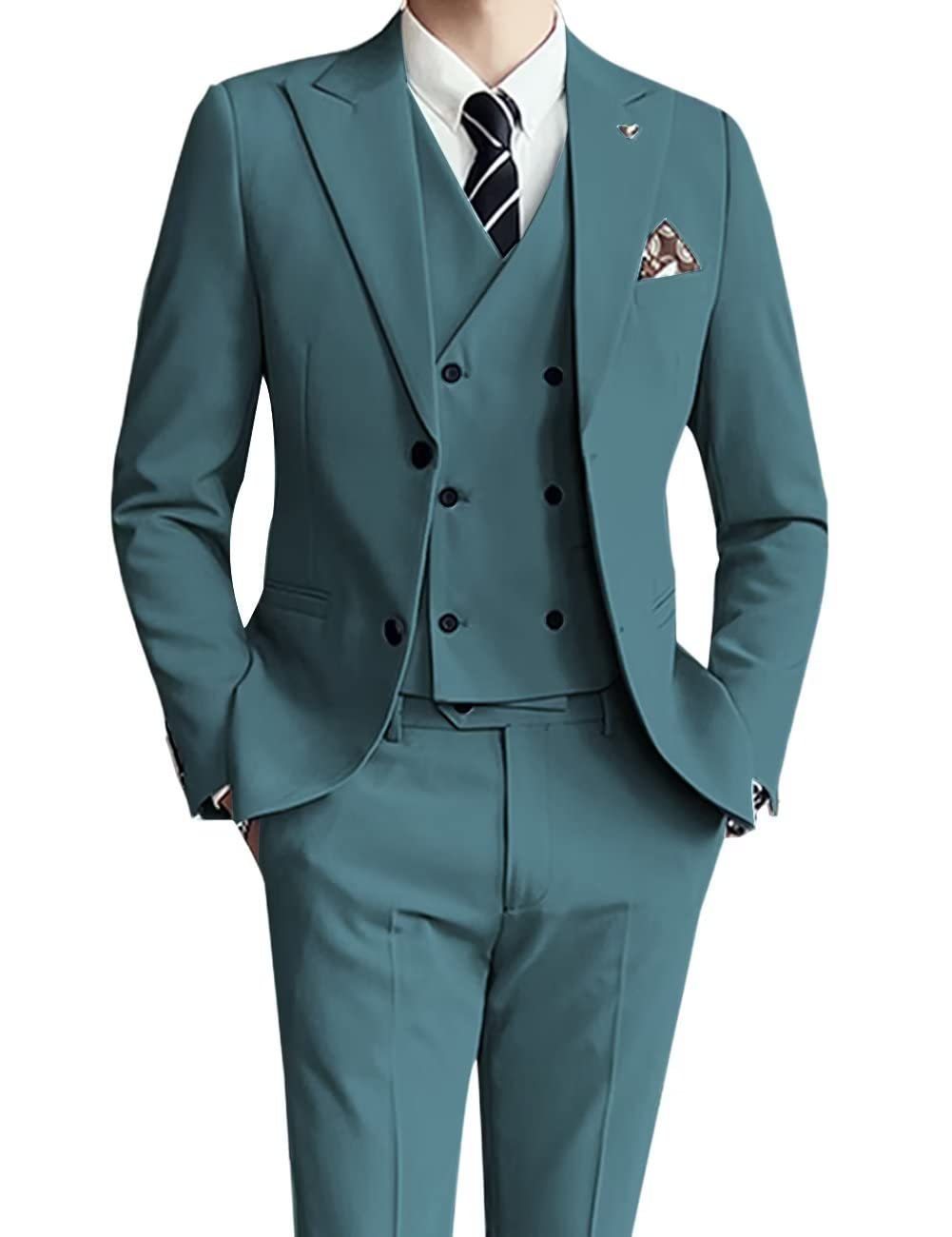 Men's Suit Set Three-Piece Suit Formal Wear