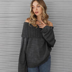 Long Warm Knit Sweater