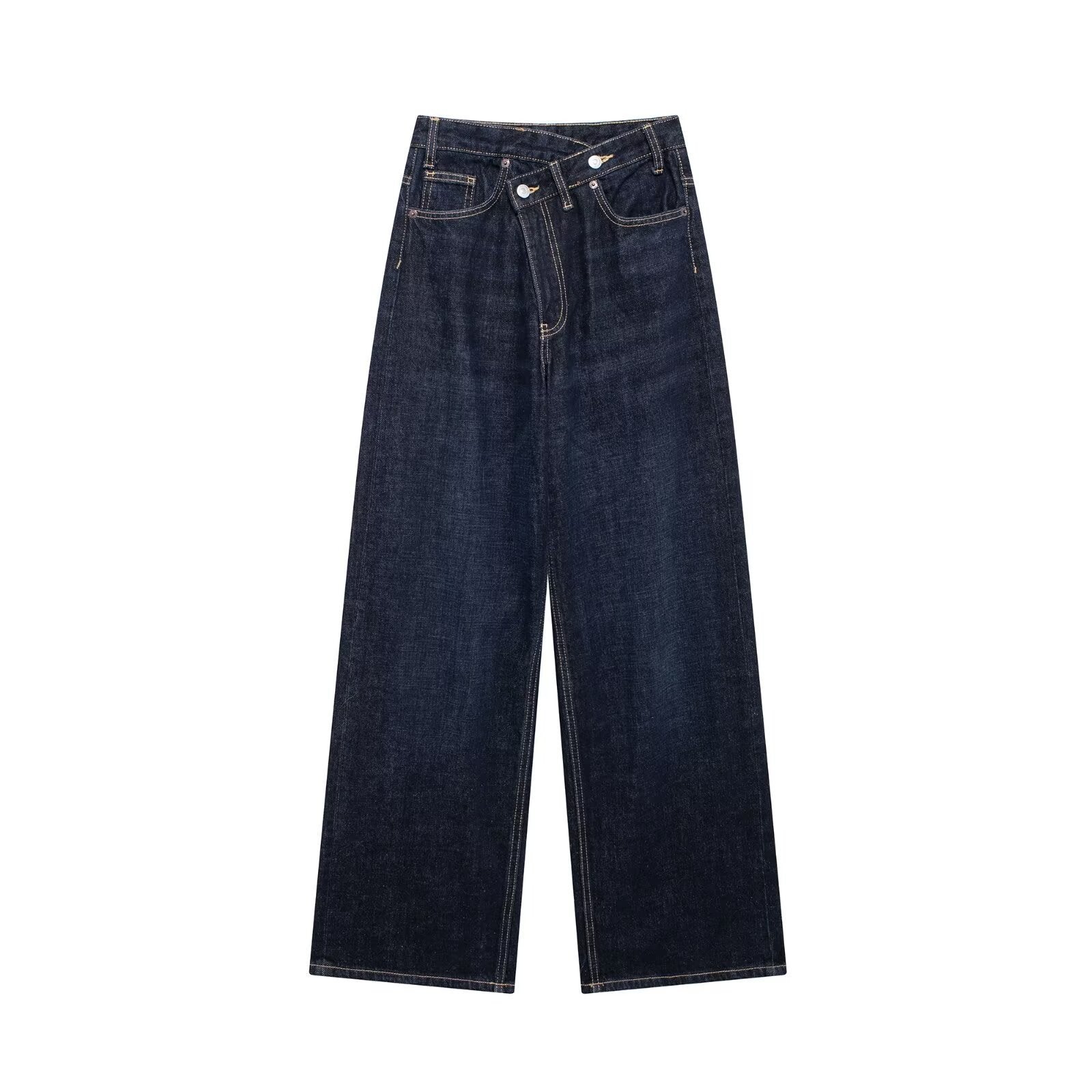 High Waist Wide Leg Jeans Daily Comfortable, Casual And Versatile