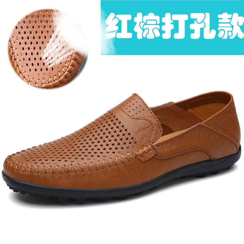 Cowhide Men's Business Casual Leather Shoes
