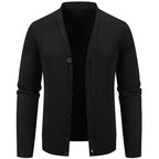 Solid Color Warm Simple Versatile Knit Sweater