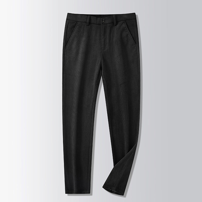 British Retro Middle-aged And Elderly Striped Pants