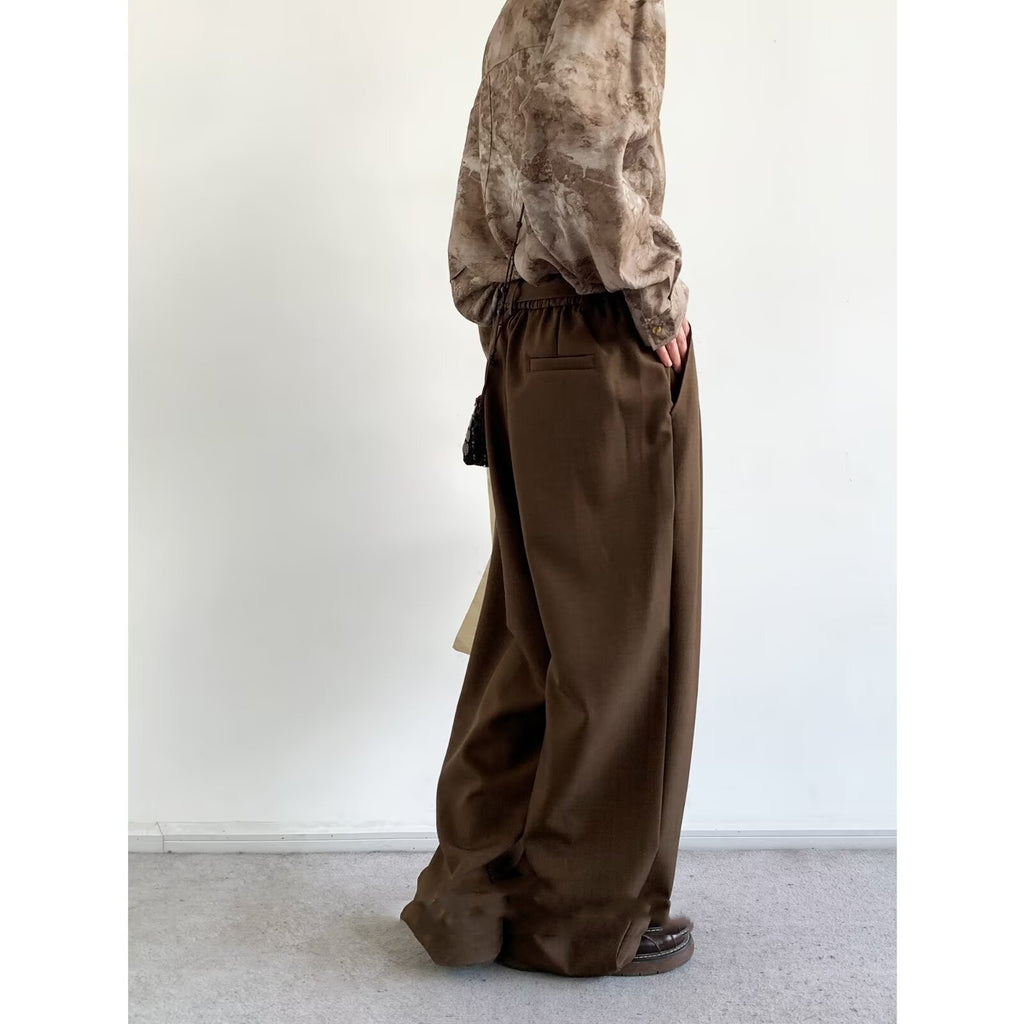 Loose Leisure All-matching Draping Straight Trousers