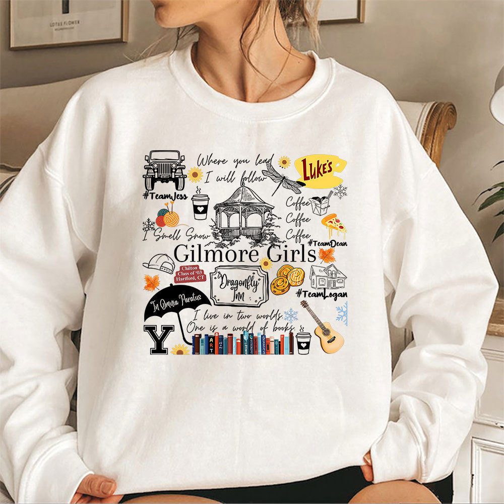 Gilmore Girls Sweatshirt Stars Hollow Shirt Dragonfly
