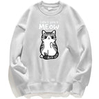 Cartoon Kitten Pattern Sweater European Size