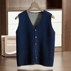Men's V-neck Vest Premium Casual Knit Vest