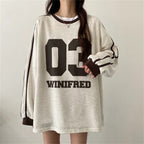 Round Neck Design Stitching Pullover And Fleece Sweater