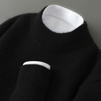 Half Turtleneck Men's Autumn And Winter New Pullover Sweater Loose Sweater