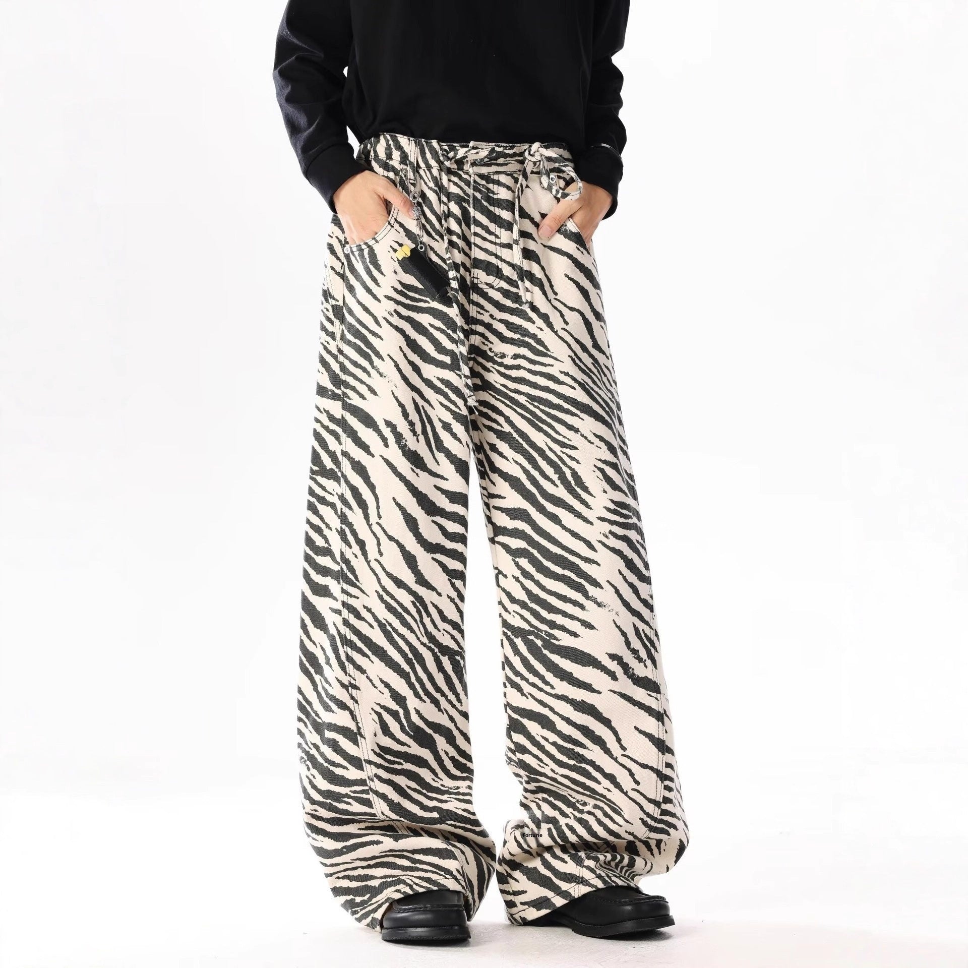 Versatile Wide-leg Pants Men's New Loose Casual