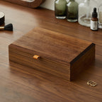 Large Capacity Household Walnut Jewelry Box