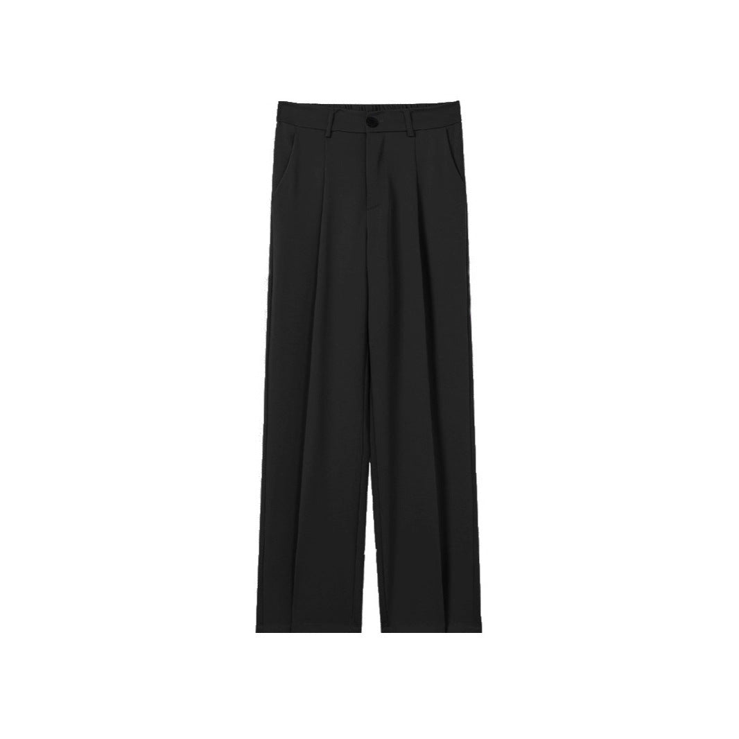 High-end Drooping Slimming Loose All-match Non-ironing Trousers