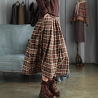 Casual Vacation Style Elastic Waist A- Line Dress