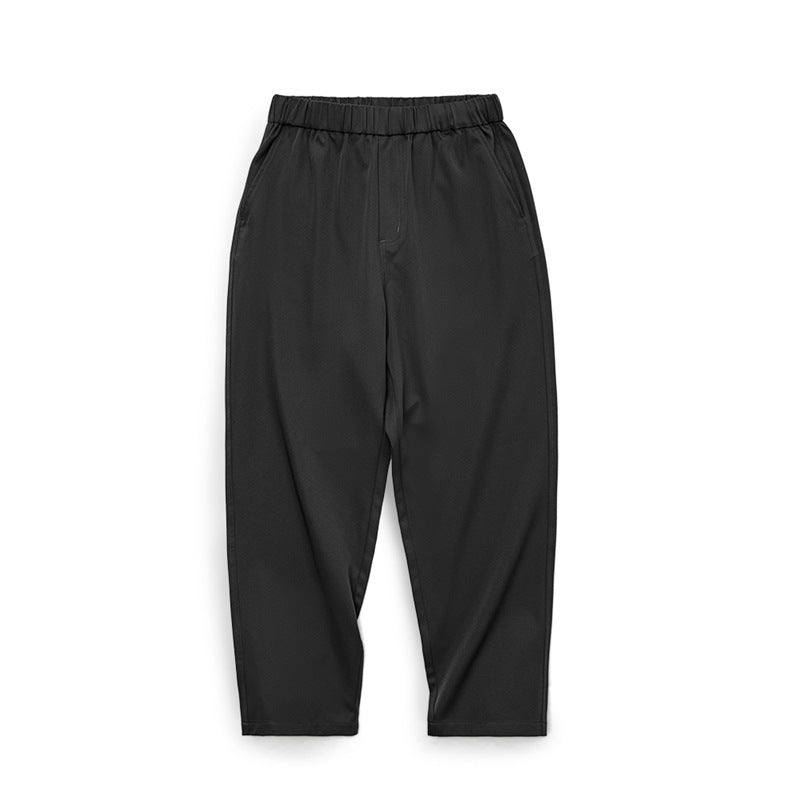 Non-ironing Anti-wrinkle Loose Straight Trousers Men