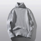 Men's Turtleneck Twist Shape Bottoming Shirt Sweater