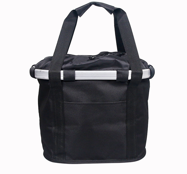Fashion Aluminum Alloy Apron Folding Basket Bag