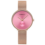 Women's Stainless Steel Strap Mesh Strap Watch Simple