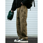 Design Overalls Men's Fashion Brand Loose All-match Micro-cone Casual