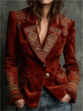 Casual Retro Stand Collar Coat