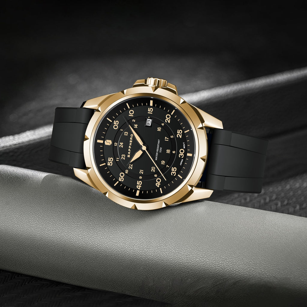 Youth Student Quartz Exam Watch Men's Silicone Waterproof 520 Gift For Boyfriend