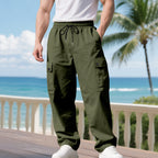 Multi-pocket Cargo Pants Men's Loose Casual Pants