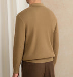 Wool Blended Fashion Slim-fit Long-sleeved Pullover Sweater