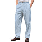Loose Breathable And Simple Vertical Straight Men's Casual Pants