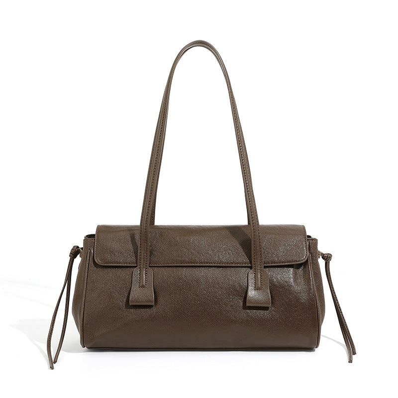 Women's Vegetable Tanned Cowhide Armpit High-end Handbag