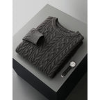New Men's Round Neck Loose Sweater